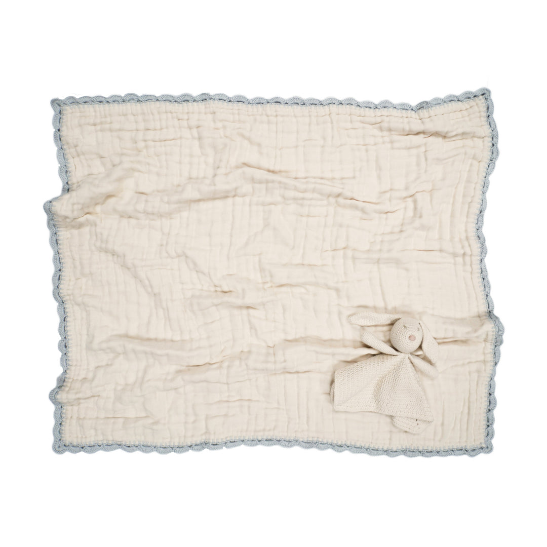 crochet trim blanket