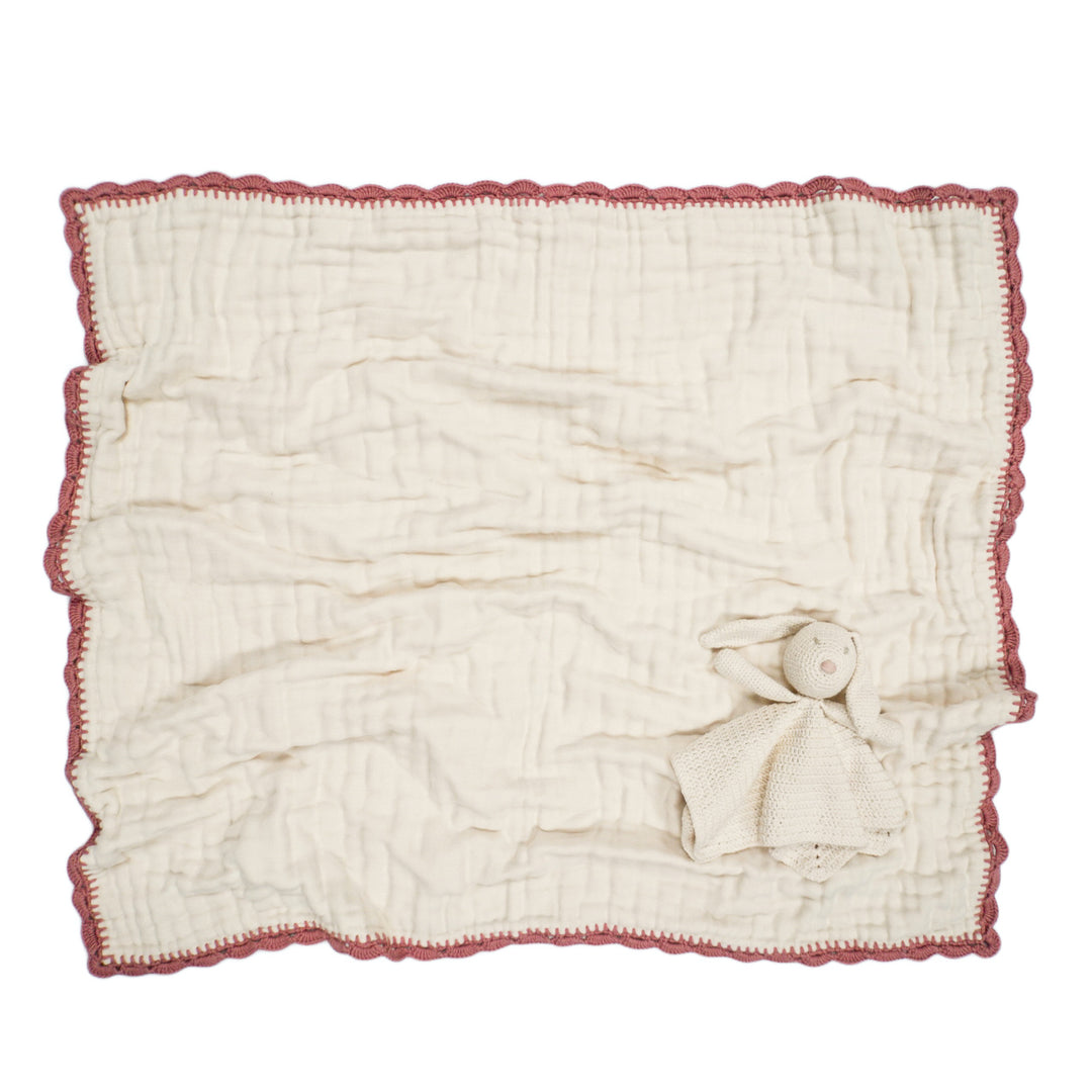 crochet trim blanket