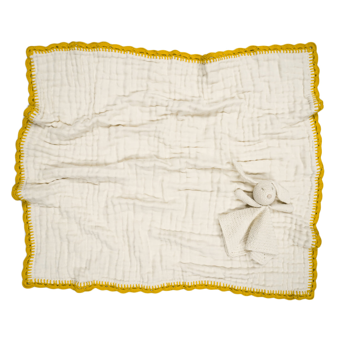 crochet trim blanket