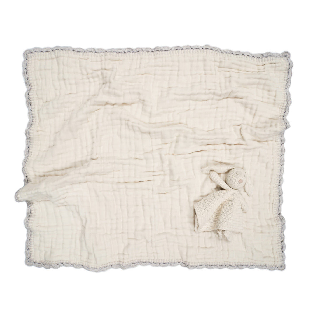 crochet trim blanket