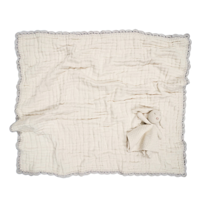 crochet trim blanket