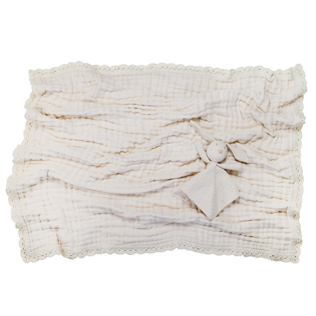 crochet trim blanket
