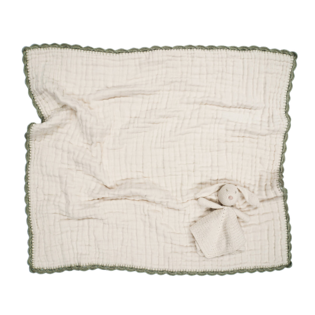 crochet trim blanket