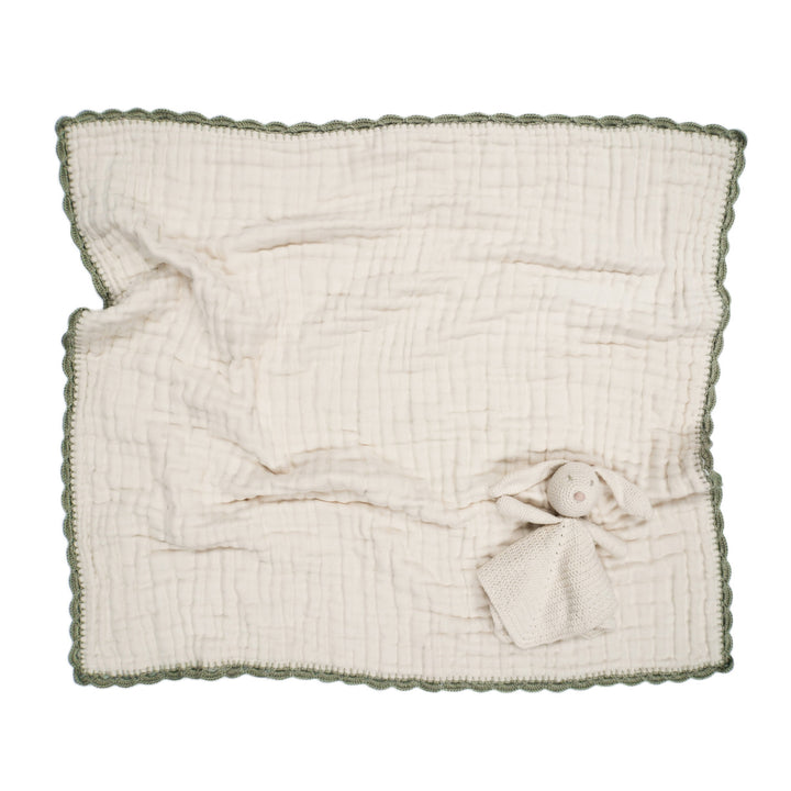 crochet trim blanket