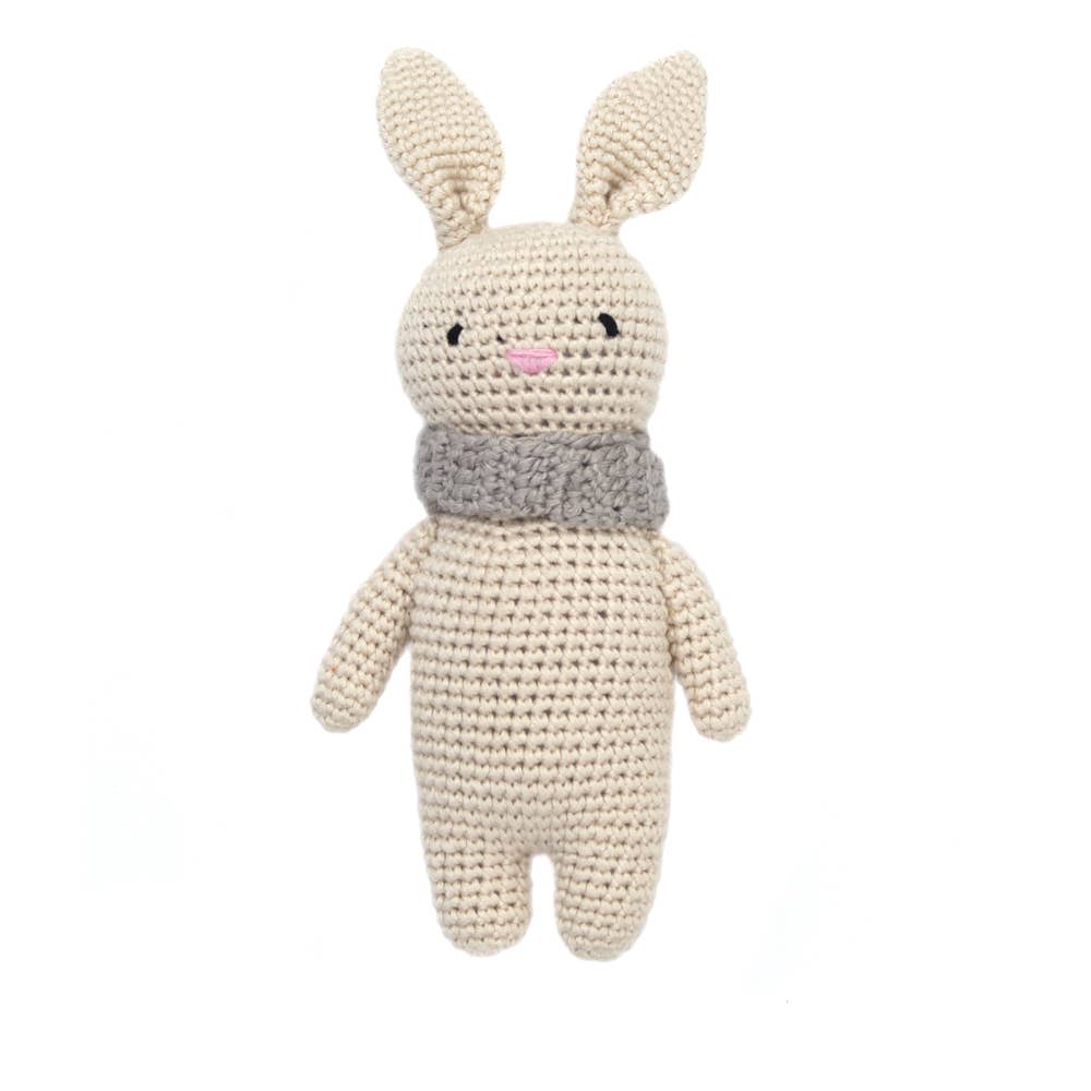 organic crochet bunny