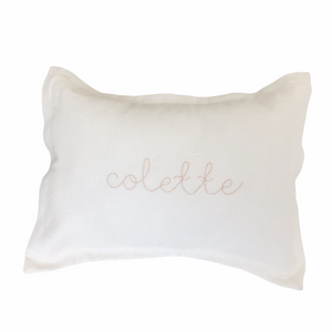 Open image in slideshow, mini pillow in organic linen
